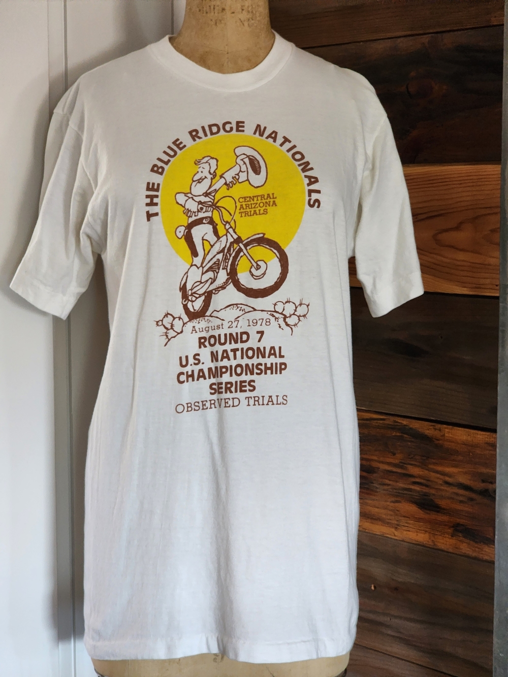 Vintage 1978 The Blue Ridge US Nationals 7th Round Dirt Bike Championship Series